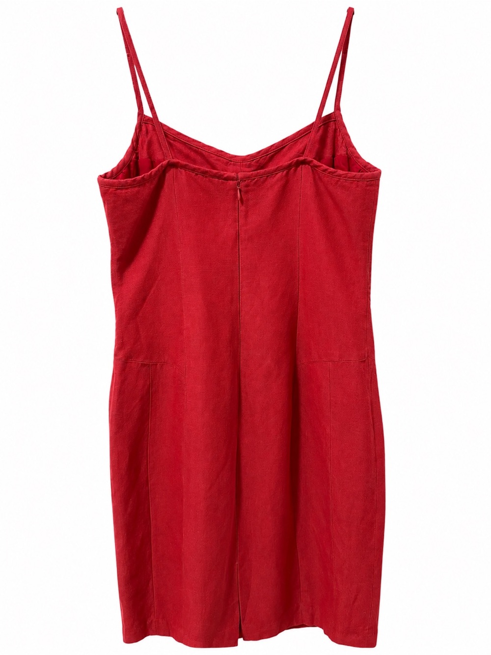 Sandra Angelozzi Spaghetti Strap Bustier Dress Sz 38 Siren Vixen Coquette Y2K - Picture 3 of 13